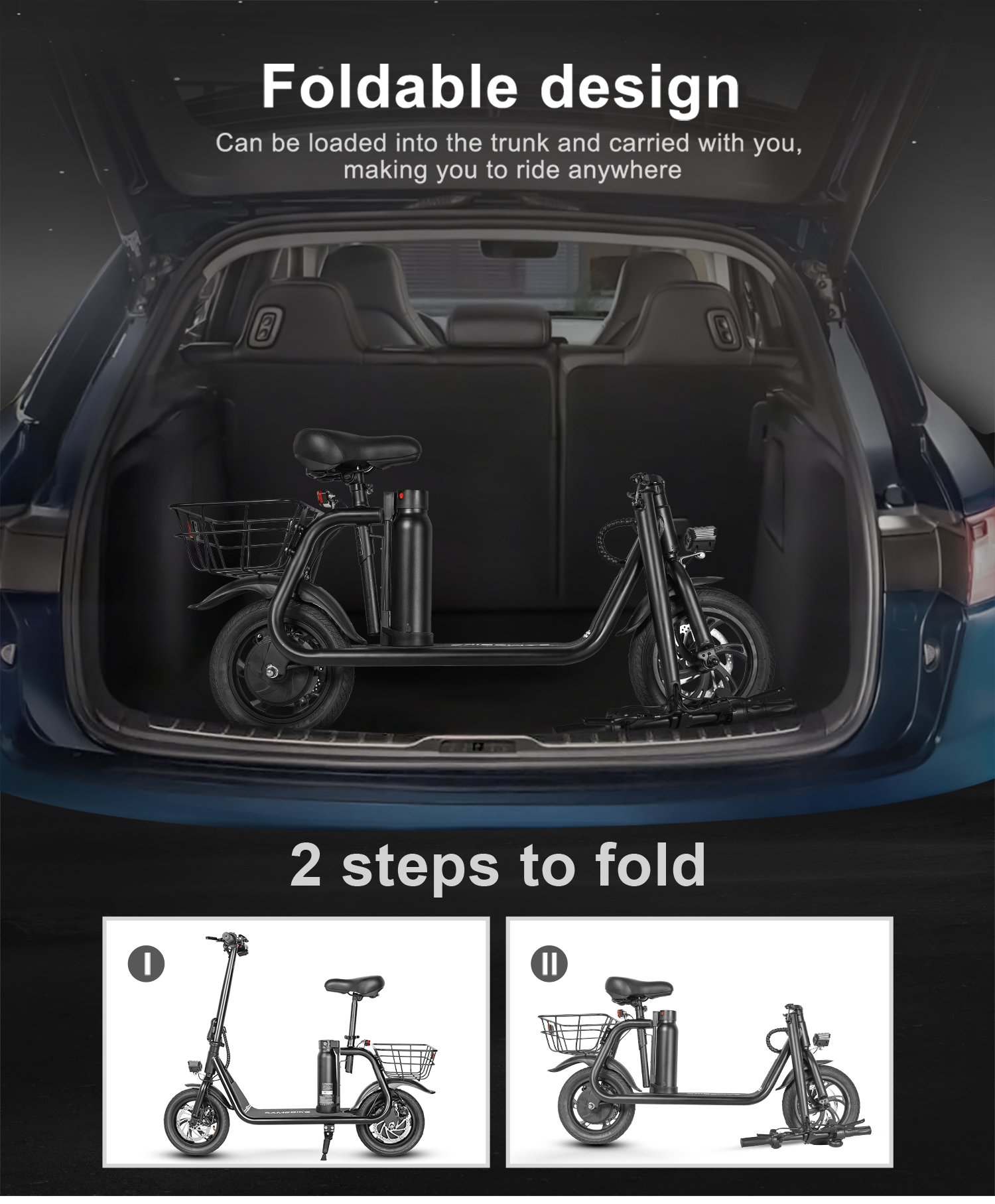 Samebike elektrická kolobežka SM-C01